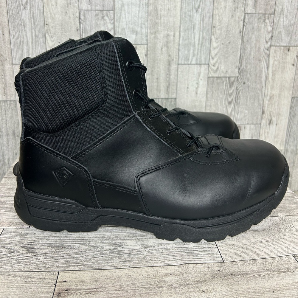 First Tactical 6” Side Zip Duty Boot Mens 9 EUC